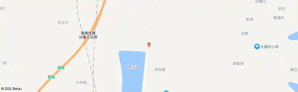 淮南朱大郢_公交站地图_淮南公交_妙搜公交查询2025