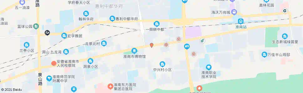 淮南化校(理工大北区)_公交站地图_淮南公交_妙搜公交查询2025