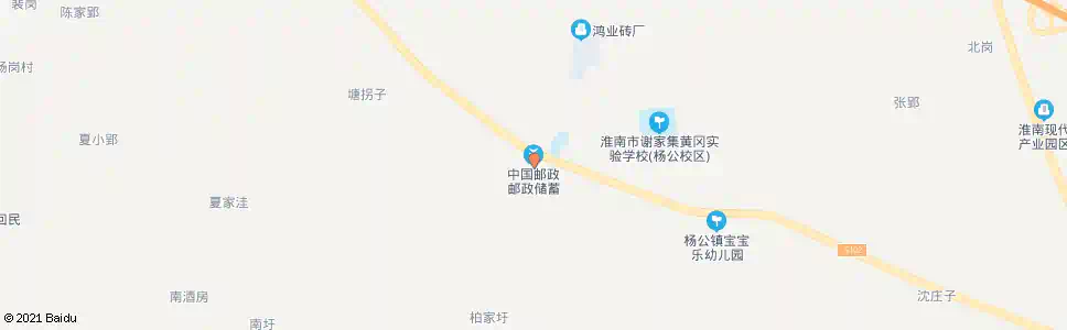 淮南杨公_公交站地图_淮南公交_妙搜公交查询2025
