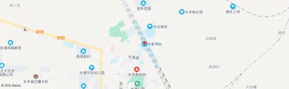淮南长丰火车站_公交站地图_淮南公交_妙搜公交查询2025