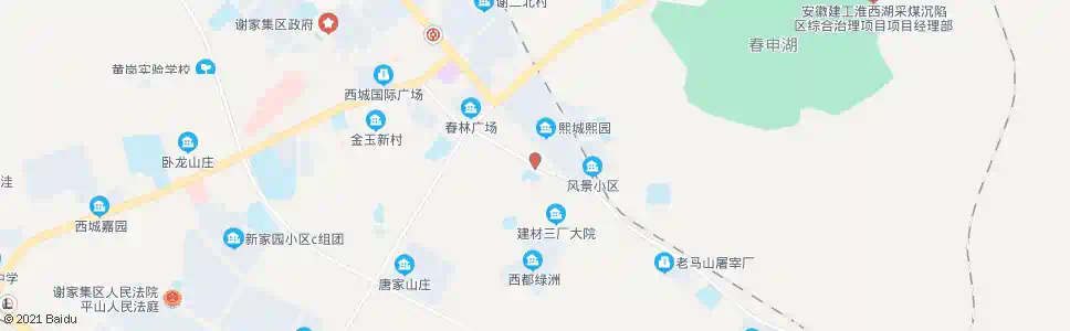 淮南红轮村_公交站地图_淮南公交_妙搜公交查询2025
