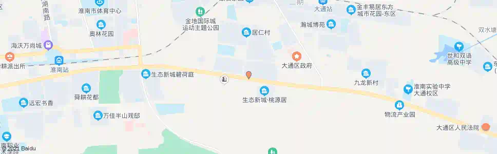 淮南居仁村_公交站地图_淮南公交_妙搜公交查询2025