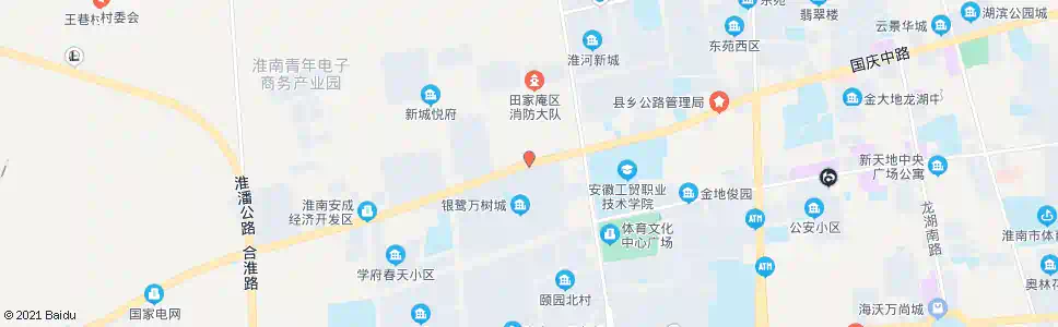 淮南赵店新村_公交站地图_淮南公交_妙搜公交查询2025