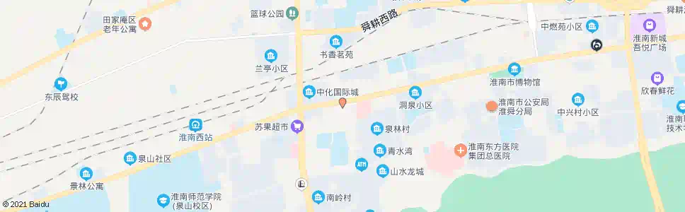 淮南中北巴士_公交站地图_淮南公交_妙搜公交查询2025