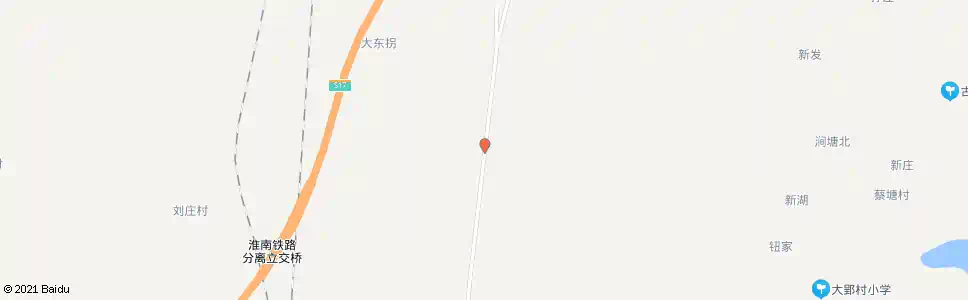 淮南蔡城塘_公交站地图_淮南公交_妙搜公交查询2025