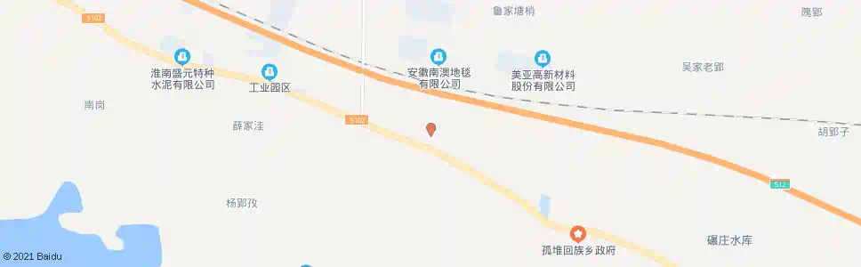 淮南园艺场_公交站地图_淮南公交_妙搜公交查询2025