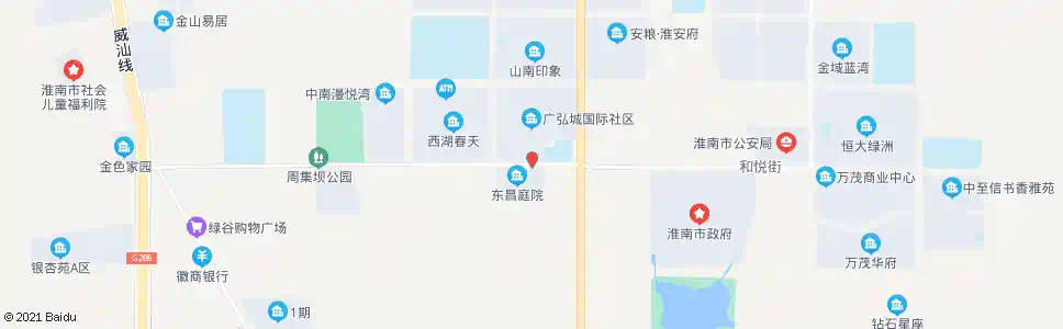 淮南和悦中路_公交站地图_淮南公交_妙搜公交查询2025