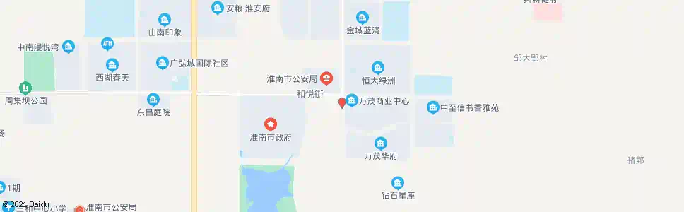 淮南洛河大道南路_公交站地图_淮南公交_妙搜公交查询2025