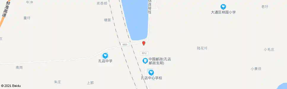 淮南孔店北站_公交站地图_淮南公交_妙搜公交查询2025