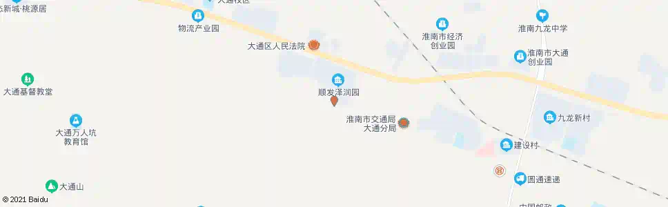 淮南四号井_公交站地图_淮南公交_妙搜公交查询2025