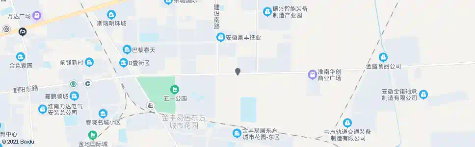 淮南振兴路_公交站地图_淮南公交_妙搜公交查询2025