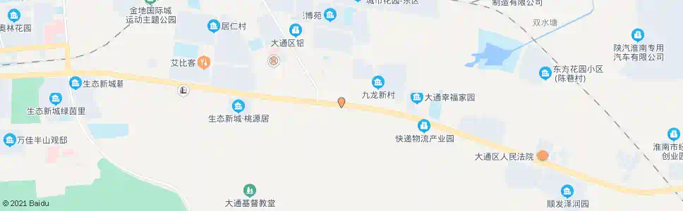 淮南田大路_公交站地图_淮南公交_妙搜公交查询2025