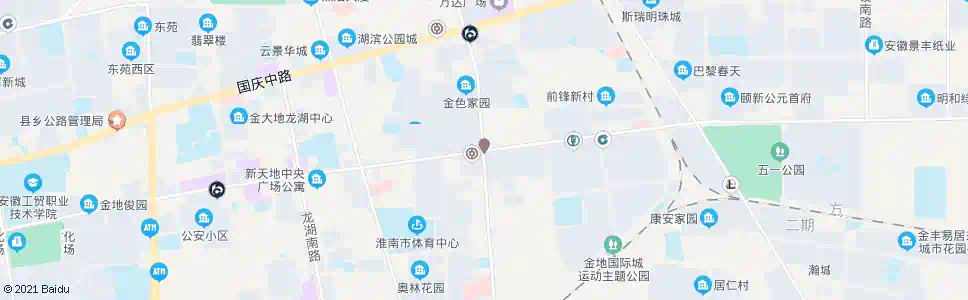 淮南淮舜南路(朝阳东路)_公交站地图_淮南公交_妙搜公交查询2025