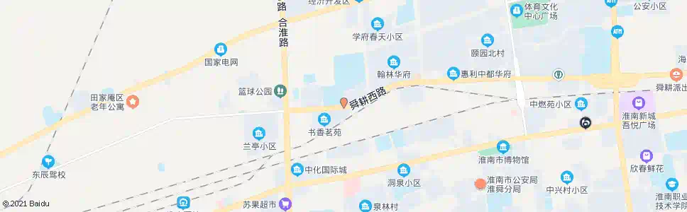 淮南淮南19中_公交站地图_淮南公交_妙搜公交查询2025