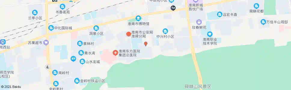 淮南矿党校_公交站地图_淮南公交_妙搜公交查询2025