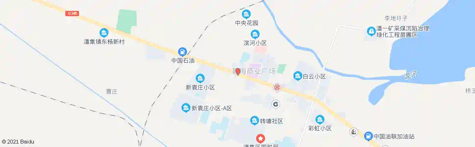 淮南袁庄_公交站地图_淮南公交_妙搜公交查询2025