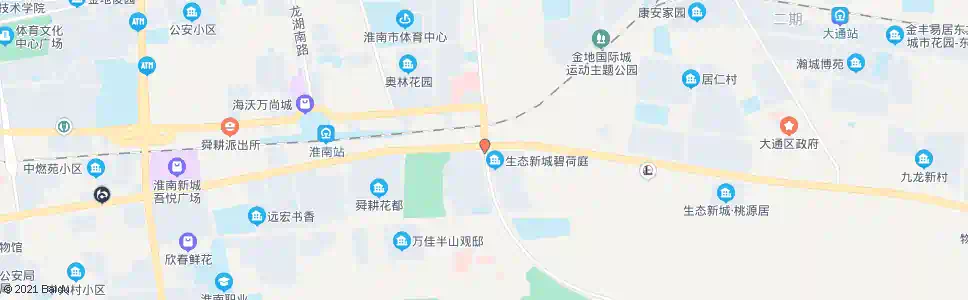 淮南淮舜南路(洞山东路)_公交站地图_淮南公交_妙搜公交查询2025