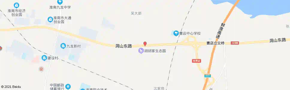 淮南吴大郢_公交站地图_淮南公交_妙搜公交查询2025