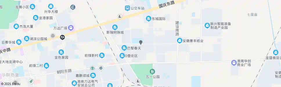 淮南啤酒厂_公交站地图_淮南公交_妙搜公交查询2025