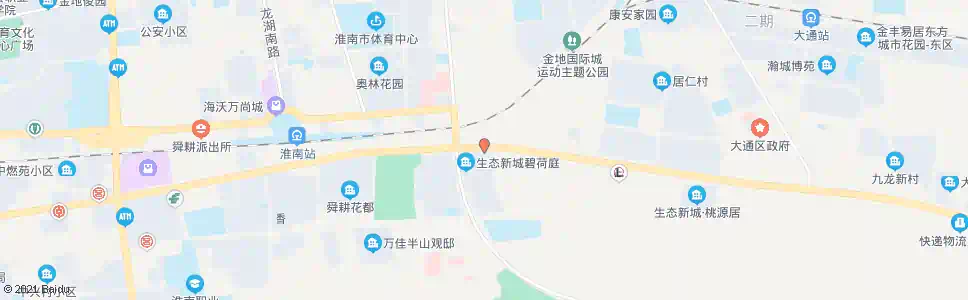 淮南洞大路_公交站地图_淮南公交_妙搜公交查询2025