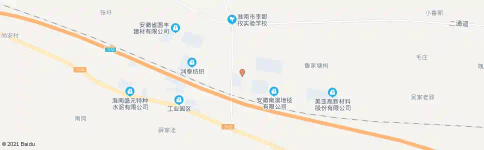 淮南卧园路_公交站地图_淮南公交_妙搜公交查询2025