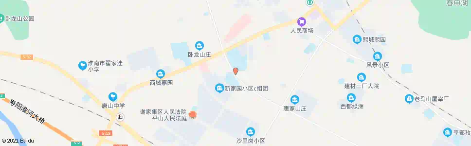 淮南唐家山_公交站地图_淮南公交_妙搜公交查询2025
