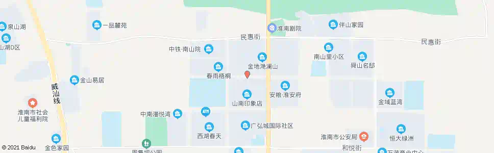 淮南淮河大道_公交站地图_淮南公交_妙搜公交查询2025