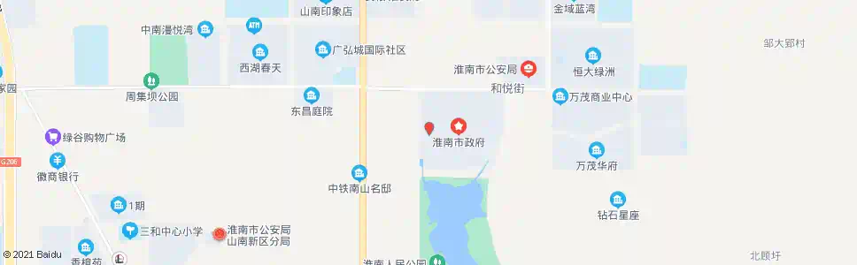 淮南政务中心_公交站地图_淮南公交_妙搜公交查询2025