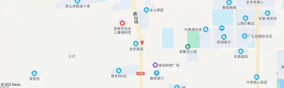 淮南金岭工业区_公交站地图_淮南公交_妙搜公交查询2025