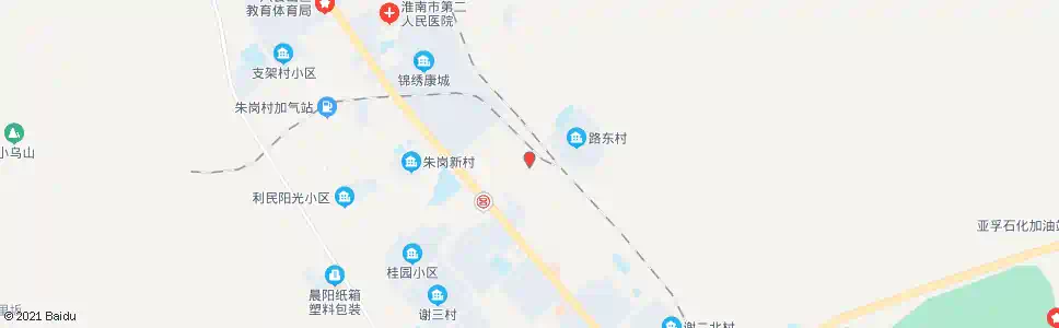 淮南红建村_公交站地图_淮南公交_妙搜公交查询2025