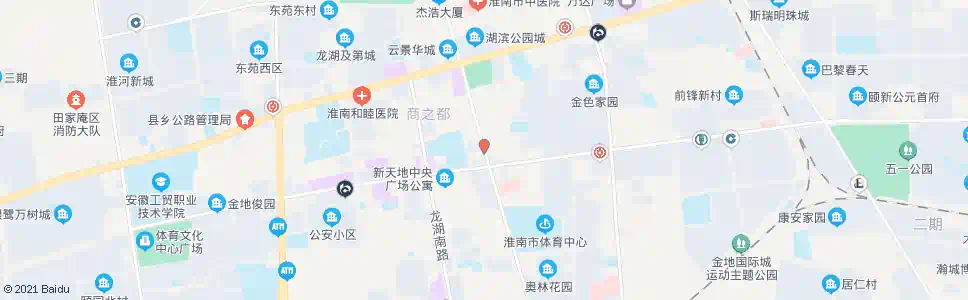 淮南前锋小区_公交站地图_淮南公交_妙搜公交查询2025