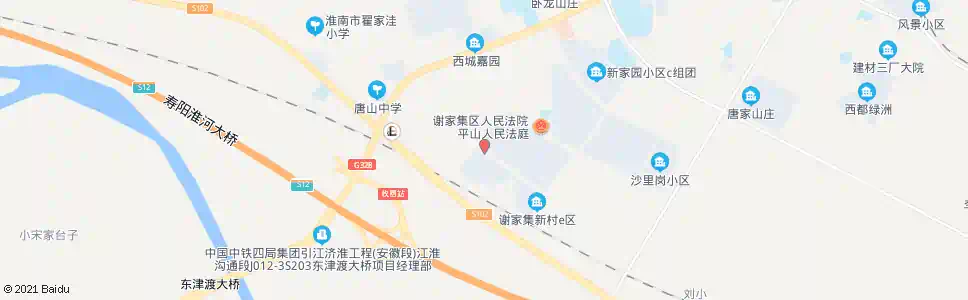 淮南谢家集新村_公交站地图_淮南公交_妙搜公交查询2025