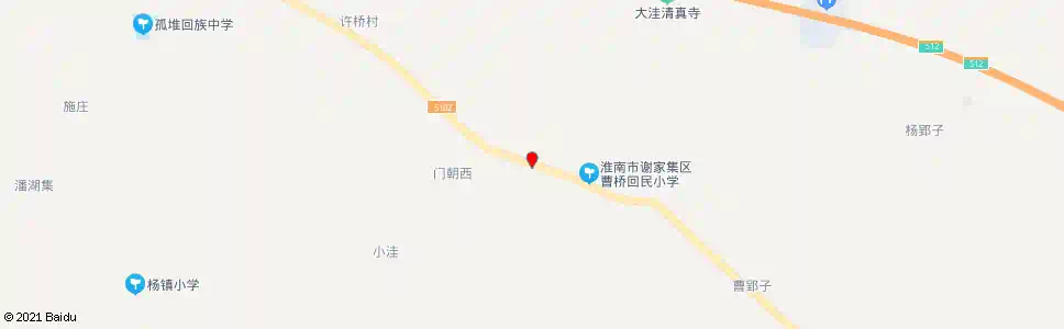 淮南大洼村_公交站地图_淮南公交_妙搜公交查询2025