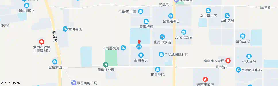 淮南淮南二中南门_公交站地图_淮南公交_妙搜公交查询2025