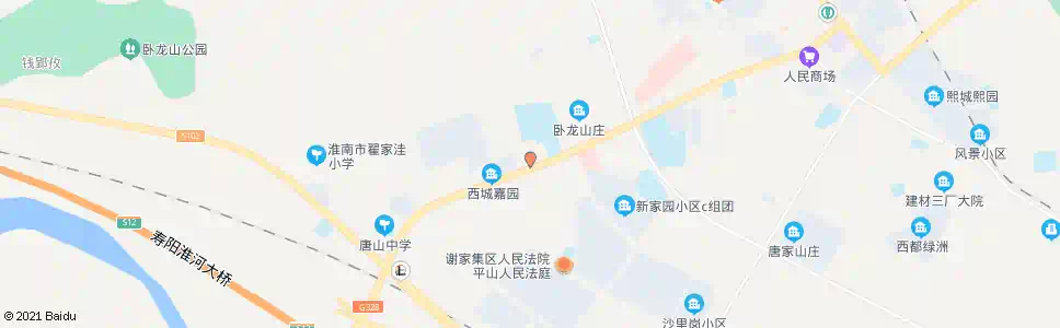 淮南平山头_公交站地图_淮南公交_妙搜公交查询2025