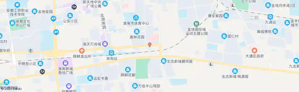 淮南淮舜南路_公交站地图_淮南公交_妙搜公交查询2025