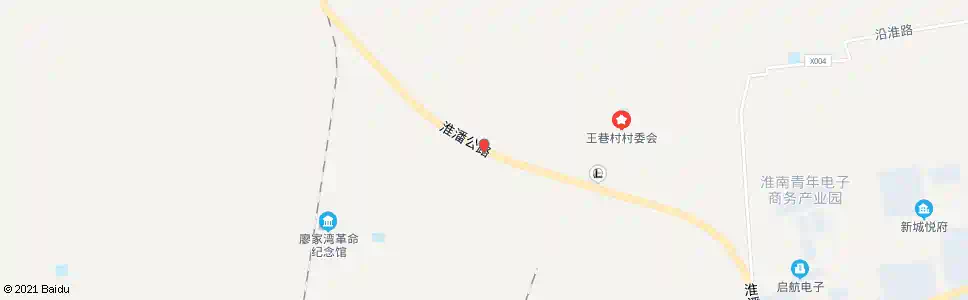 淮南蒋郢_公交站地图_淮南公交_妙搜公交查询2025