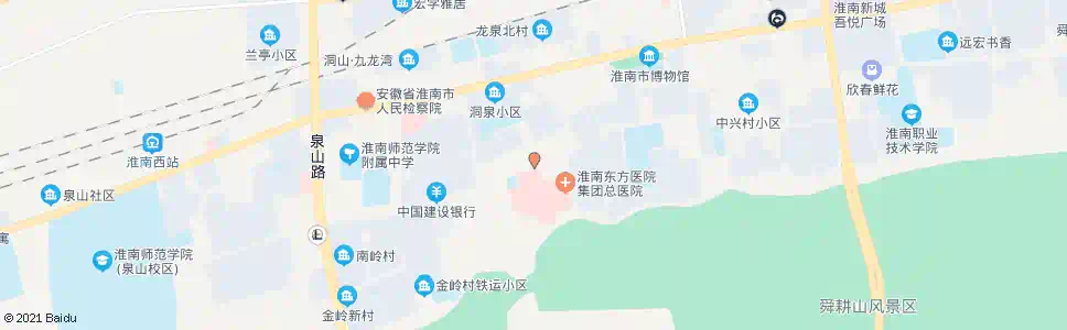 淮南东方总院_公交站地图_淮南公交_妙搜公交查询2025