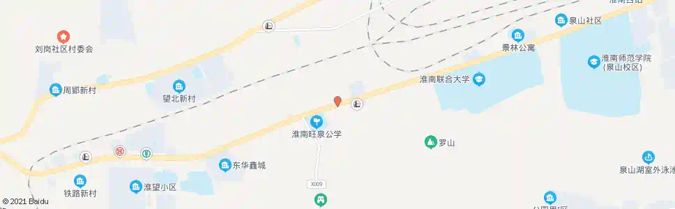 淮南罗山路_公交站地图_淮南公交_妙搜公交查询2025