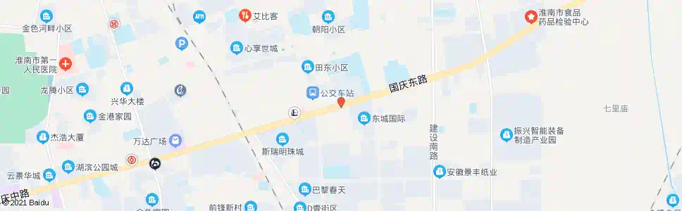 淮南机床厂_公交站地图_淮南公交_妙搜公交查询2025