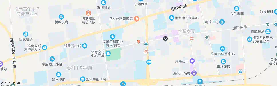 淮南陈洞路_公交站地图_淮南公交_妙搜公交查询2025
