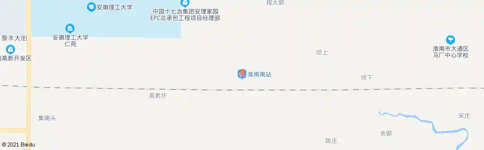 淮南泰丰大街_公交站地图_淮南公交_妙搜公交查询2025