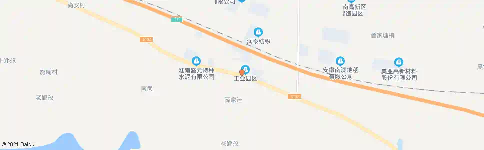 淮南新河村_公交站地图_淮南公交_妙搜公交查询2025