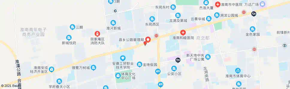 淮南加油站_公交站地图_淮南公交_妙搜公交查询2025