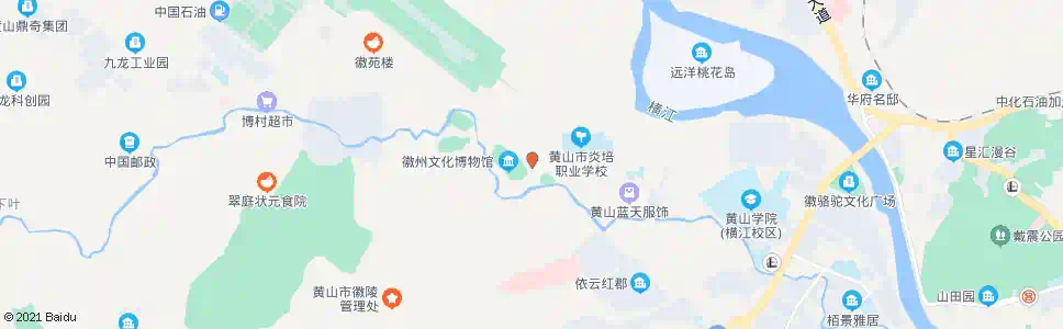 黄山徽州文化广场_公交站地图_黄山公交_妙搜公交查询2025