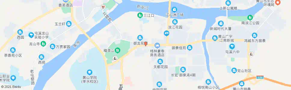 黄山红星路口_公交站地图_黄山公交_妙搜公交查询2025