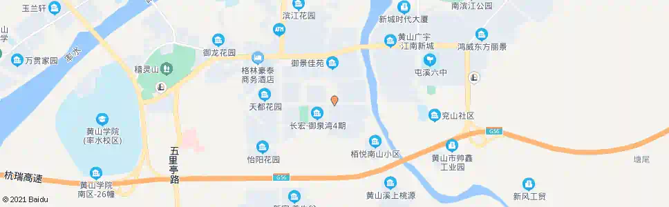 黄山八一大道_公交站地图_黄山公交_妙搜公交查询2025