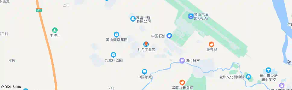 黄山九龙工业园_公交站地图_黄山公交_妙搜公交查询2025