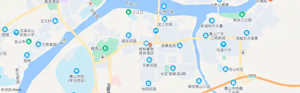 黄山江南实验小学_公交站地图_黄山公交_妙搜公交查询2025