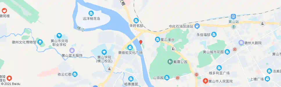 黄山华山西路_公交站地图_黄山公交_妙搜公交查询2025